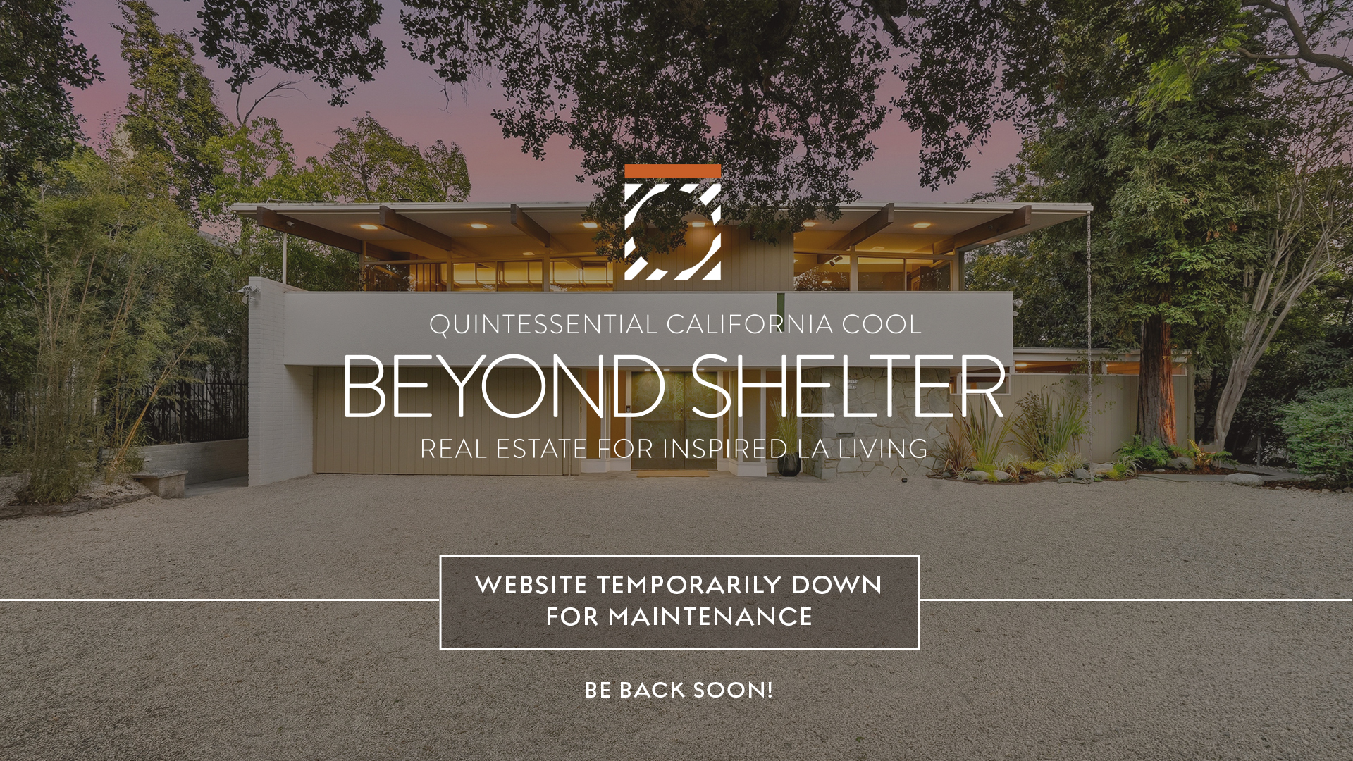 Beyond Shelter - Website Temporarily Down For Maintenance